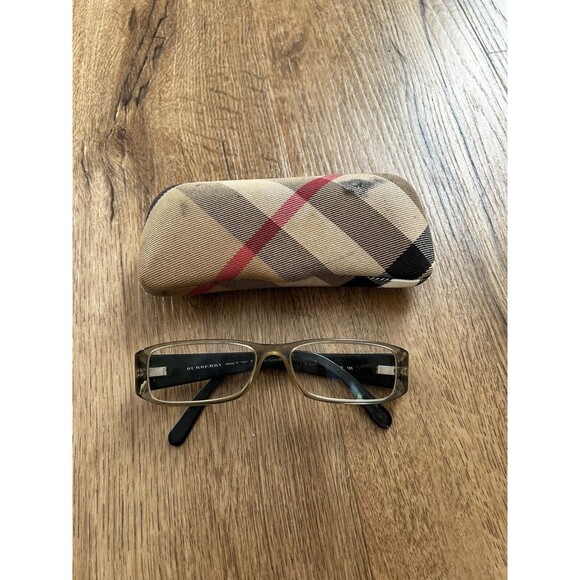 BURBERRY B 2007 3028 BLACK EYEGLASSES  FRAME 53-16-135 Frames Only - Picture 1 of 8